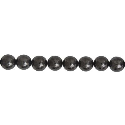 Hilo Shungite - Piedras bola 12mm