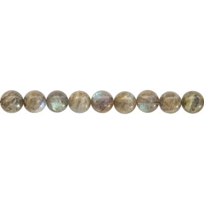 Spectrolite thread - 10mm ball stones