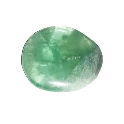 Green fluorite pebble