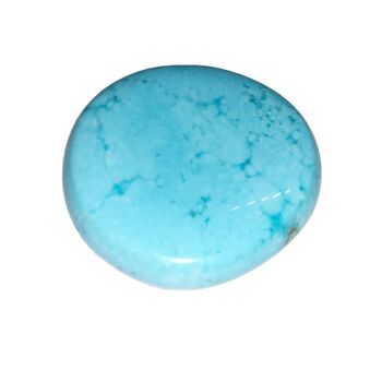 Galet Howlite bleue 2