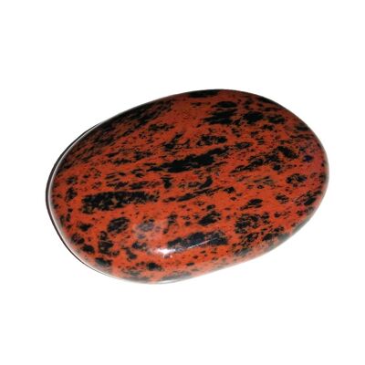 Mahogany obsidian pebble