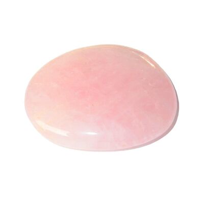 Pink quartz pebble