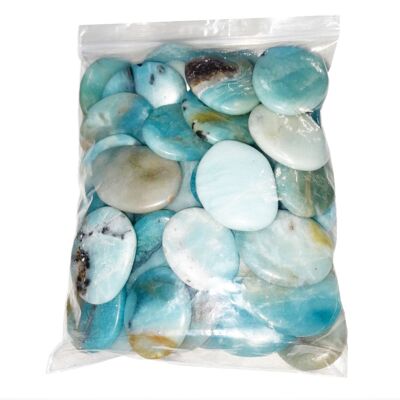 Amazonite pebbles - 1kg