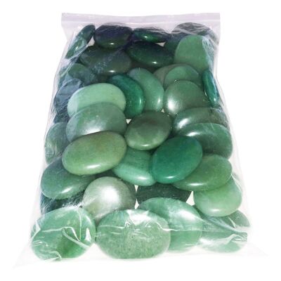 Green Aventurine pebbles - 1kg