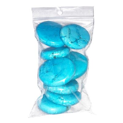 Galets Howlite bleue - 250grs