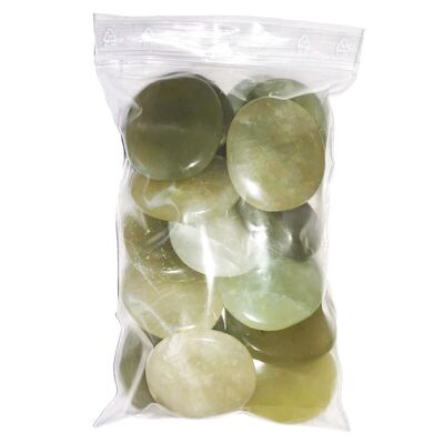 Green Jade pebbles - 500grs