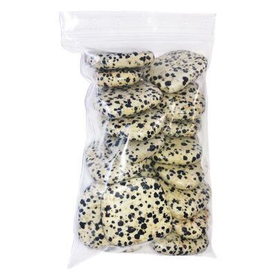 Dalmatian Jasper pebbles - 500grs