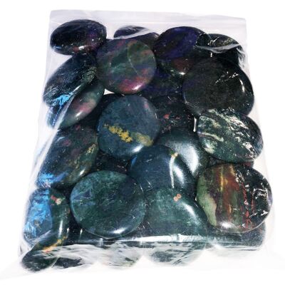 Heliotrope Jasper pebbles - 1kg