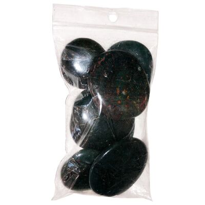 Heliotrope Jasper pebbles - 250grs