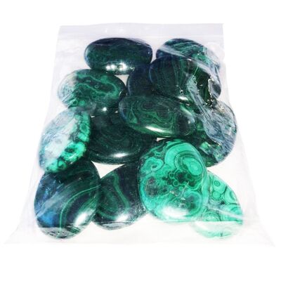 Ciottoli di malachite - 1 kg