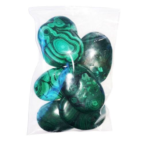 Galets Malachite - 500grs