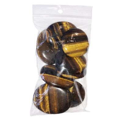 Tiger eye pebbles - 250grs