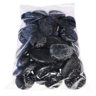 Lava stone pebbles - 1kg