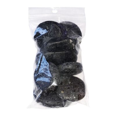 Lava stone pebbles - 250grs