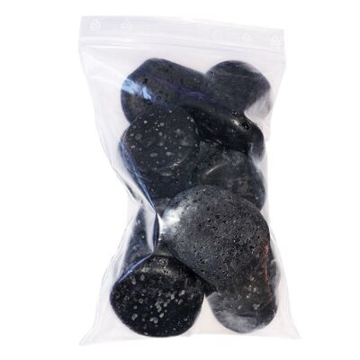 Lava stone pebbles - 500grs