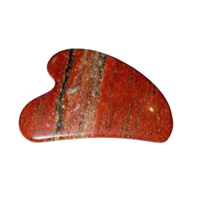 Gua Sha de massage Jaspe rouge