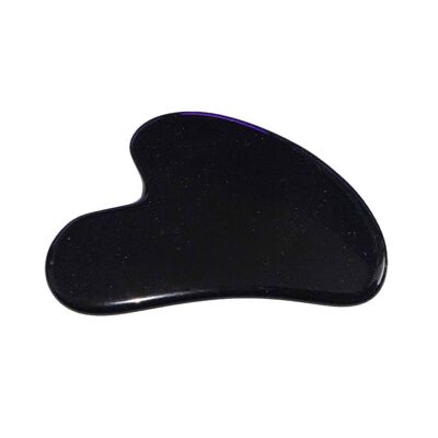 Schwarzer Obsidian Massage Gua Sha