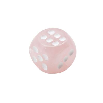 Dice Game - Rose Quartz