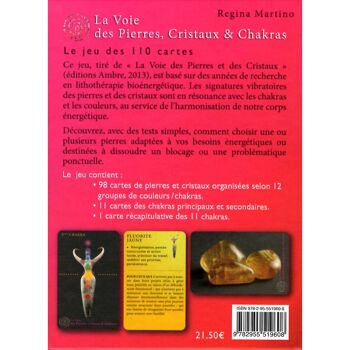 La Voie des Pierres, Cristaux & Chakras - Le jeu de 110 cartes 2