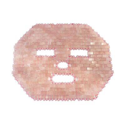 Mascarilla facial de cuarzo rosa
