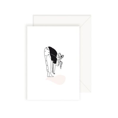 Yoga Posture Stork Card