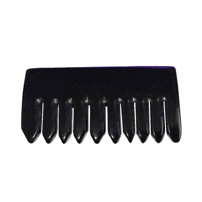 Black obsidian massage comb