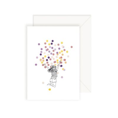 Colorful Confetti Card