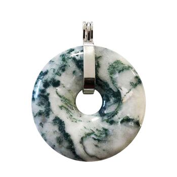 Pendentif Agate arbre - PI Chinois ou Donut 40mm 3