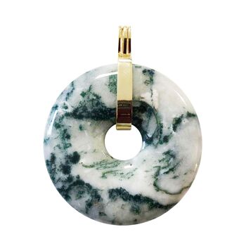 Pendentif Agate arbre - PI Chinois ou Donut 40mm 4