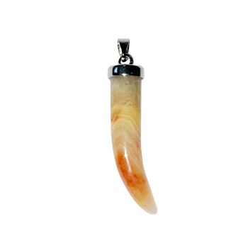 Pendentif Agate crazy lace - Corne 1