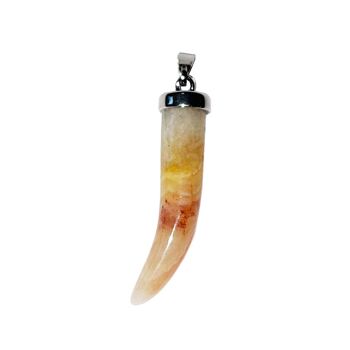 Pendentif Agate crazy lace - Corne 2