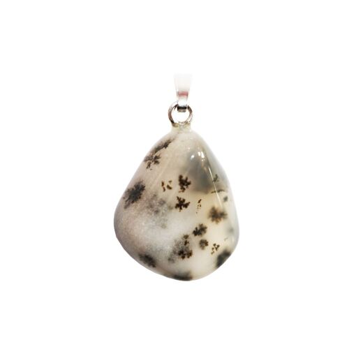 Pendentif Agate dendrite - Pierre roulée