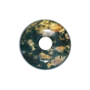 Pendentif Agate mousse - PI Chinois ou Donut 20mm 3