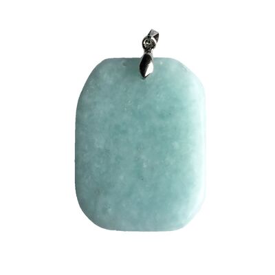 Amazonite pendant - Flat stone