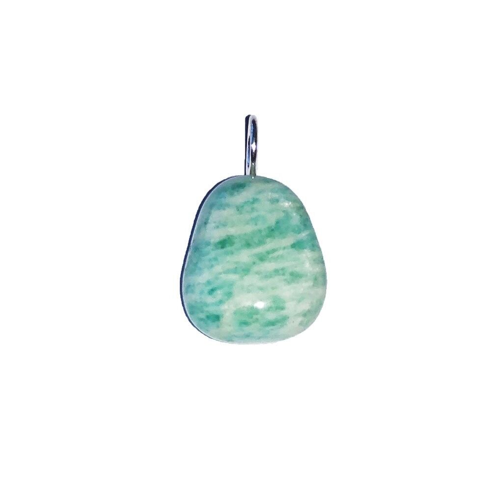Amazonite Pendant - Rolled Stone