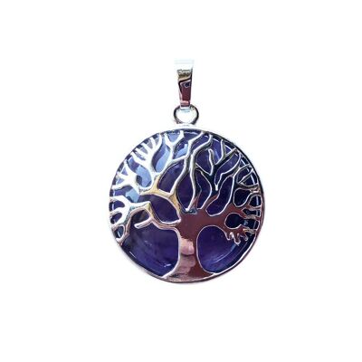 Amethyst pendant - Tree of life