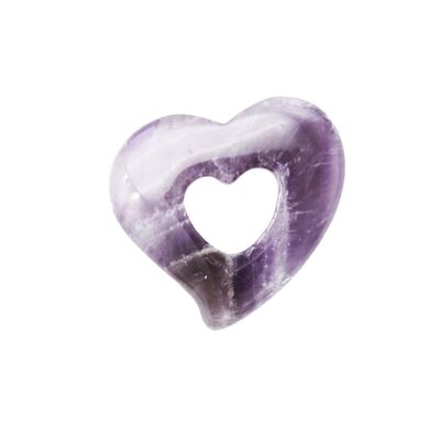 Colgante de amatista - PI chino o corazón de dona