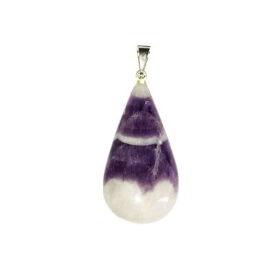 Opaque Amethyst Pendant - Drop