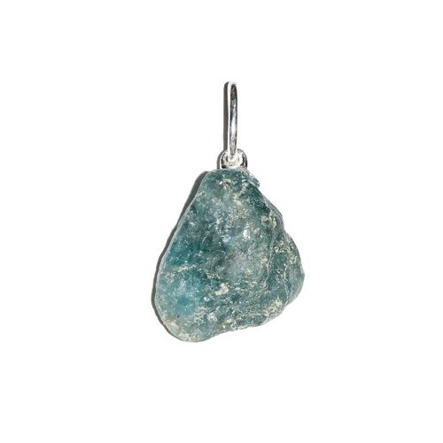 Pendentif Apatite bleue - Pierre brute