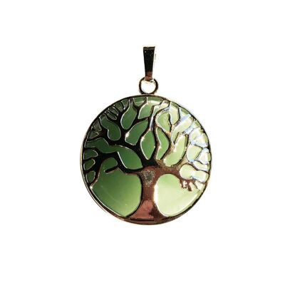 Aventurine pendant - Tree of life