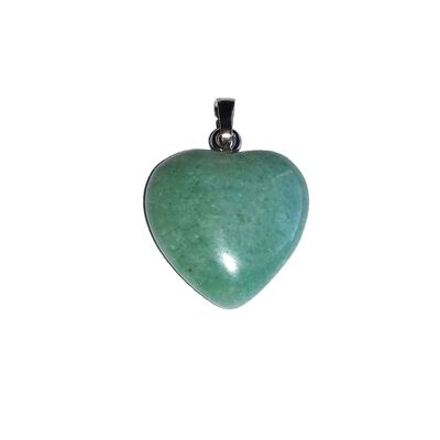 Aventurine pendant - Small heart