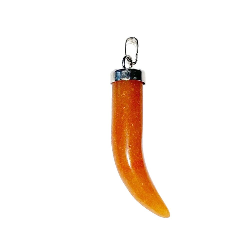 Ciondolo Avventurina Rossa - Corno