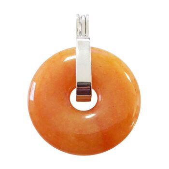 Pendentif Aventurine rouge - PI Chinois ou Donut 30mm 3