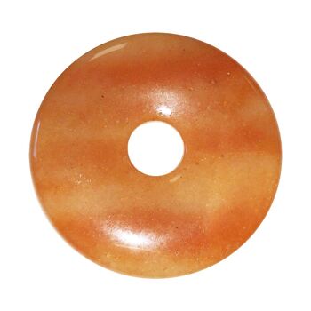 Pendentif Aventurine rouge - PI Chinois ou Donut 50mm 2