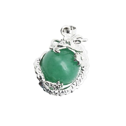 Pendentif Aventurine verte - Dragon