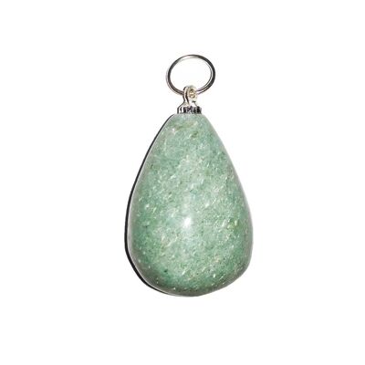 Green Aventurine Pendant - Water Drop