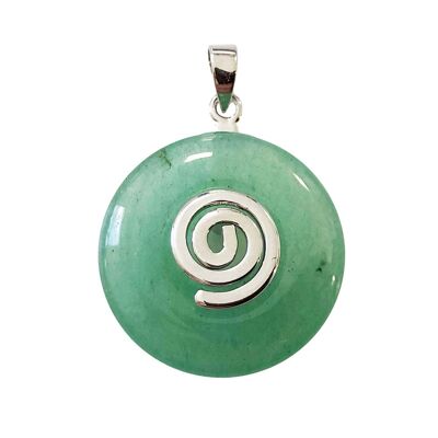 Pendentif Aventurine verte - PI Chinois ou Donut 20mm