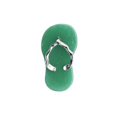 Pendentif Aventurine verte - Plage