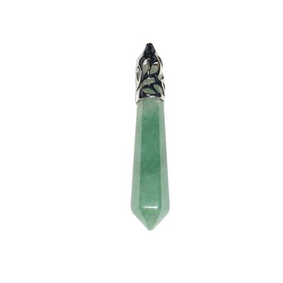 Pendentif Aventurine verte - Pointe longue