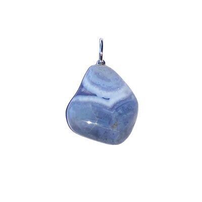 Chalcedony pendant - Rolled stone